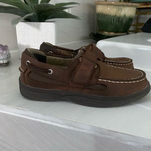 Kids size 13 Sperry dress shoes boat shoes leather